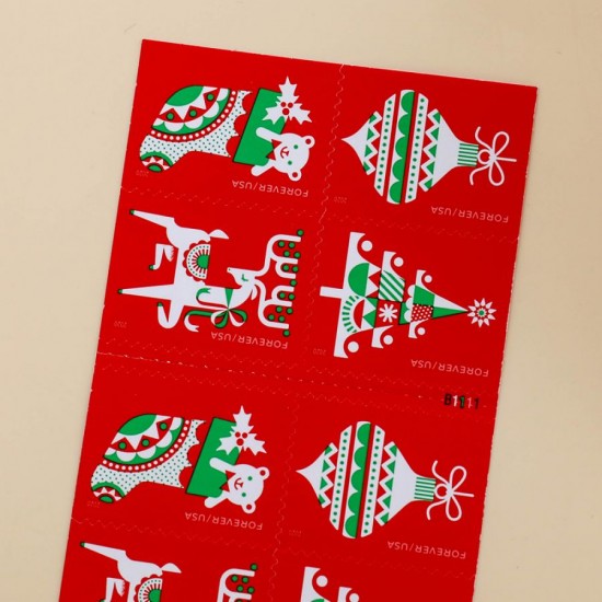 2020 US Christmas Holiday Delights Forever Postage Stamps 2020 US Christmas Holiday Delights Forever Postage Stamps