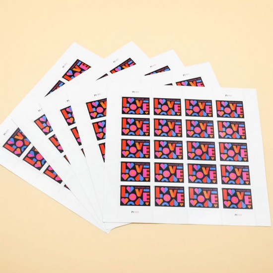 US 2021 Love Forever Stamps Wedding US 2021 Love Forever Stamps Wedding
